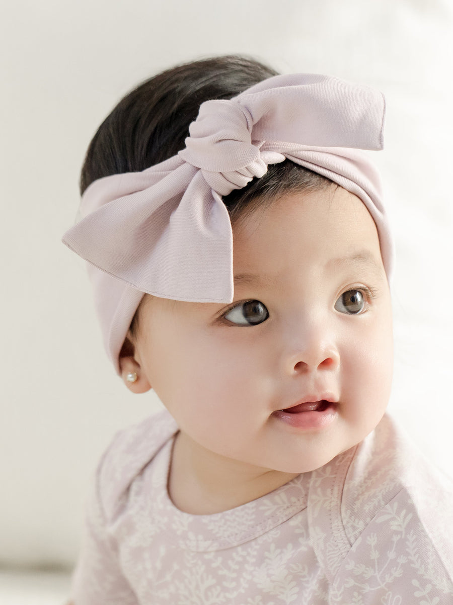 Hattie Bow Wrap Baby-Kids : Accessories: Headbands Colored Organics Organic Cotton Baby and Kids Bow Wrap