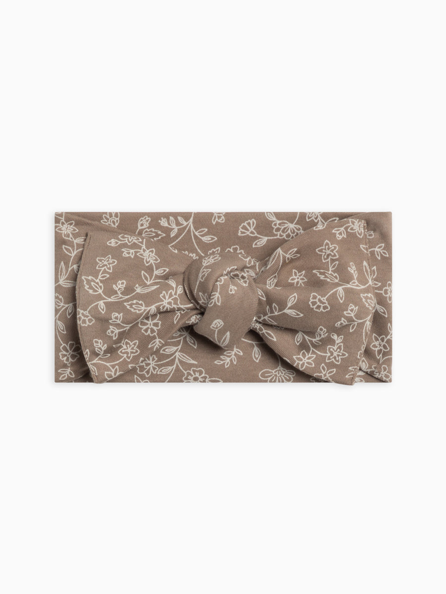 Hattie Bow Wrap Baby : Accessories : Bows : Headbands Colored Organics Organic Cotton Hattie Bow Wrap for Newborn and Baby