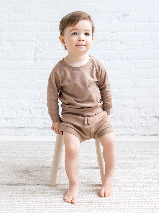 Classic Portland Pullover Baby-Kids : Tops : Pullovers : Long Sleeves Colored Organics Portland Pullover Organic Long Sleeve Baby Top