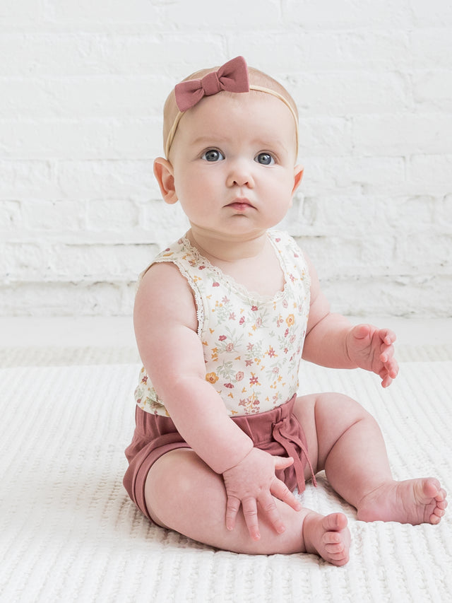 Luna Lace Tank Bodysuit Baby : One Pieces : Bodysuits : Tanks Colored Organics Organic Cotton Baby Luna Lace Tank Bodysuit