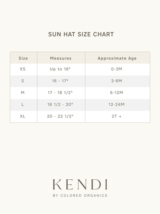 Linen Sun Hat Baby-Kids : Accessories : Hats Kendi Organic Cotton Baby and Kids Linen Sun Hat