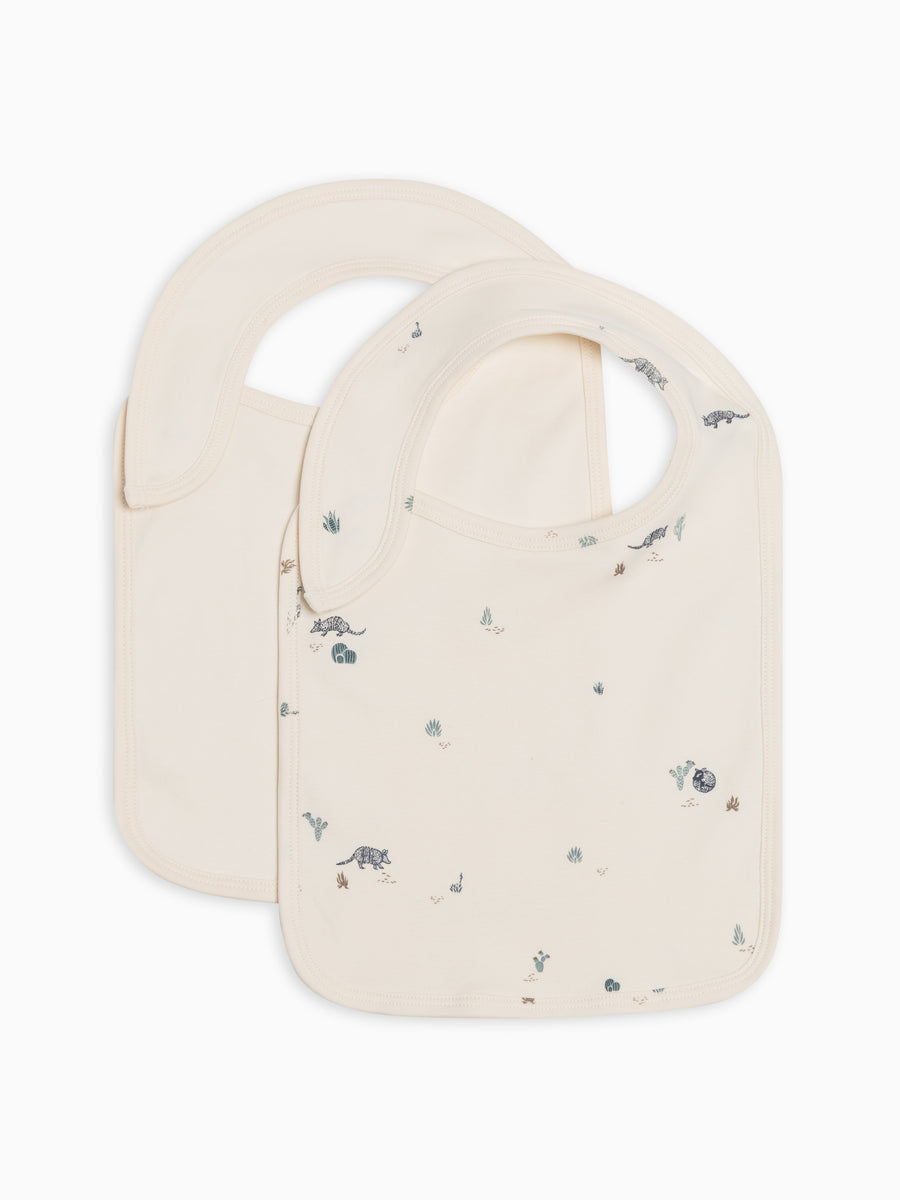 2-Pack Bibs Baby : Gear : Bibs : Feeding Colored Organics Organic Cotton 2-Pack Bandana Bibs for Newborn and Baby - Girl & Boy 