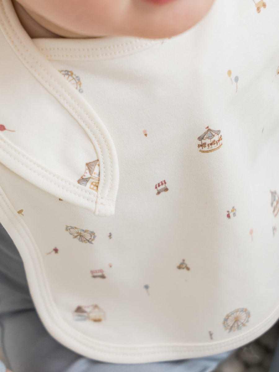 Picnic in the Park Collection 2-Pack Bibs Baby : Gear : Bibs : Feeding Colored Organics Organic Cotton Baby Picnic in the Park Collection 2-Pack Bibs