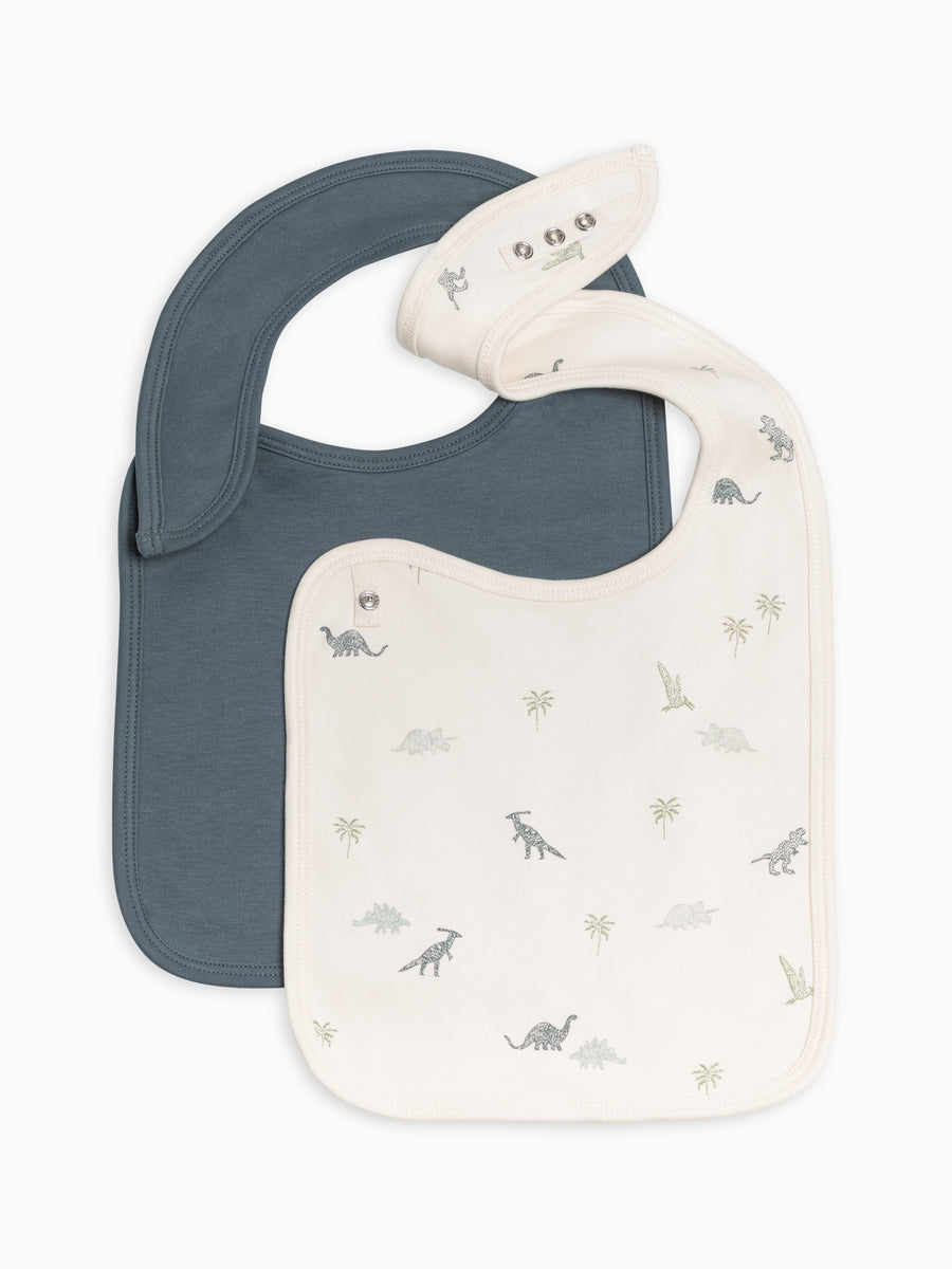 Dino-Mite Collection 2-Pack Bibs Baby : Gear : Feeding : Bib CO Give Organic Cotton Baby 2-Pack Bibs