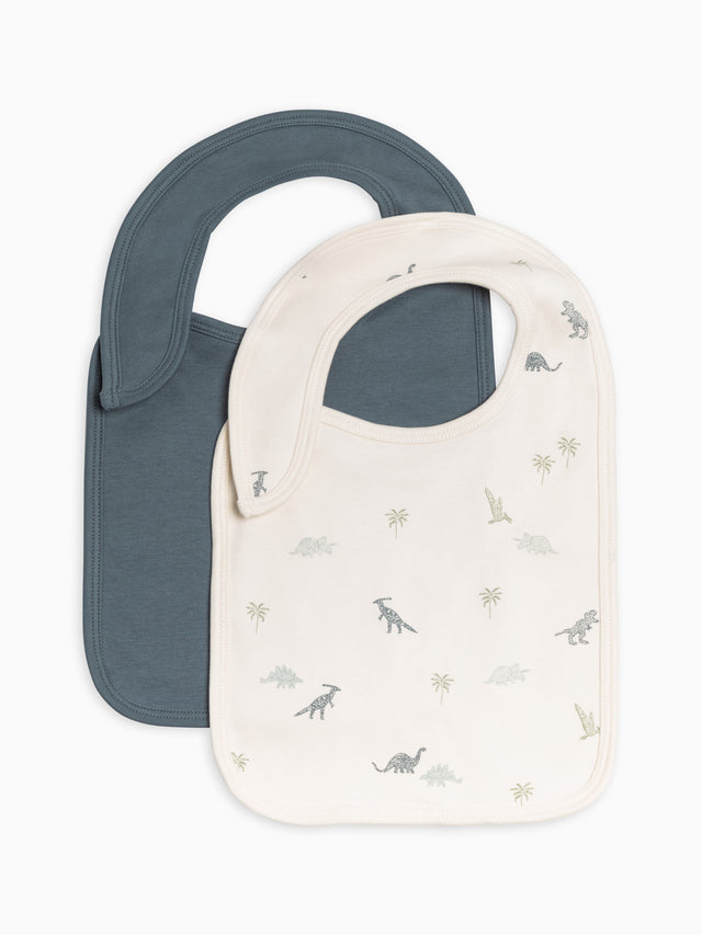 Dino-Mite Collection 2-Pack Bibs Baby : Gear : Feeding : Bib CO Give Organic Cotton Baby 2-Pack Bibs