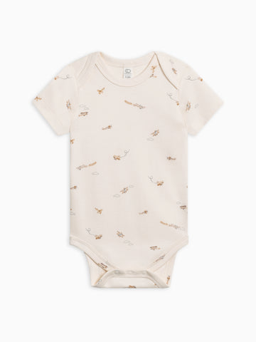 Afton Bodysuit Baby : One Pieces : Bodysuits : Short Sleeves Colored Organics Organic Cotton Baby Afton Bodysuit