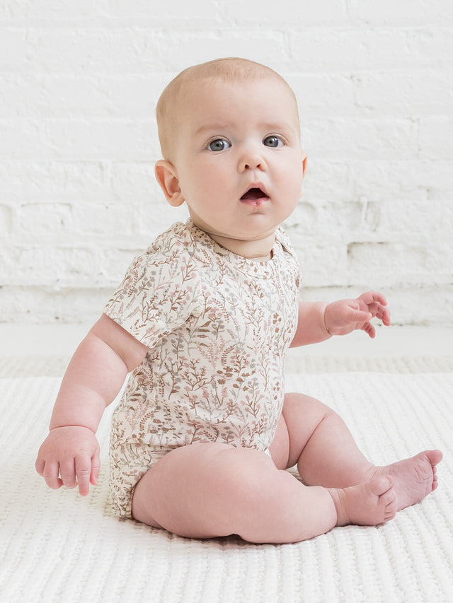 Afton Bodysuit Baby : One Pieces : Bodysuits : Short Sleeves Colored Organics Organic Cotton Baby Afton Bodysuit