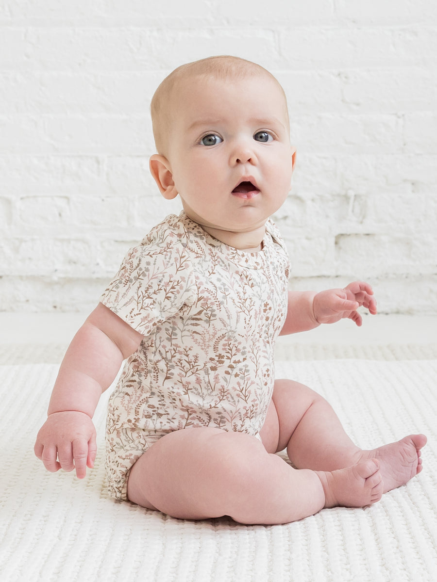 Afton Bodysuit Baby : One Pieces : Bodysuits : Short Sleeves Colored Organics Organic Cotton Baby Afton Bodysuit