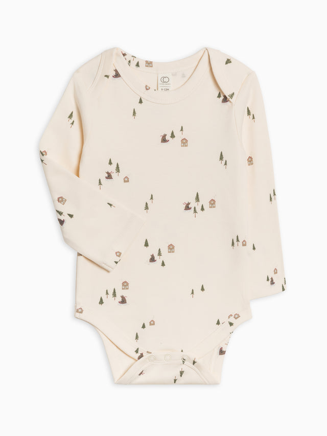 River Bodysuit Baby : One Pieces : Bodysuits : Long Sleeves Colored Organics Organic Cotton Baby River Bodysuit