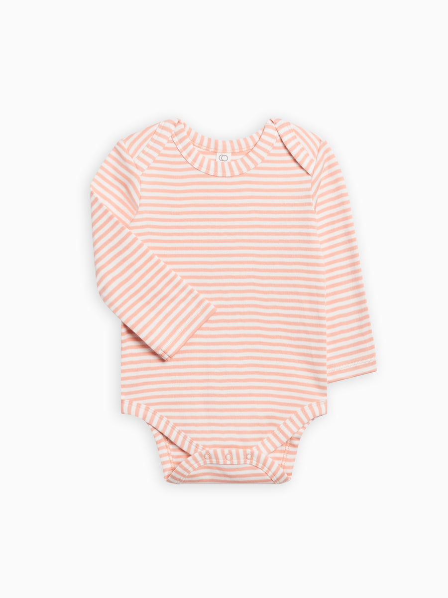 River Bodysuit Baby : One Pieces : Bodysuits : Long Sleeves Colored Organics Organic Cotton River Long Sleeve Bodysuit for Newborn and Baby - Girl & Boy 