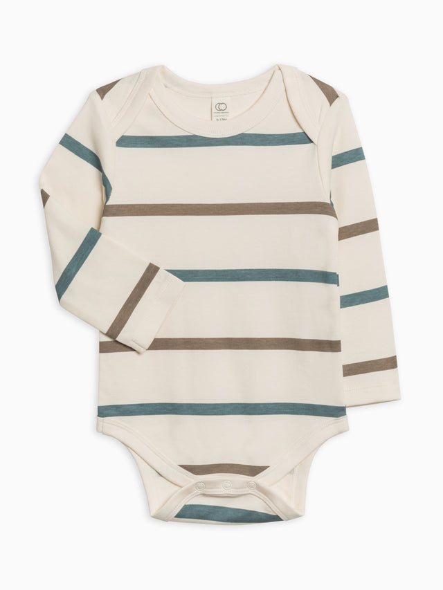 River Bodysuit Baby : One Pieces : Bodysuits : Long Sleeves Colored Organics Organic Cotton River Long Sleeve Bodysuit for Newborn and Baby - Girl & Boy 