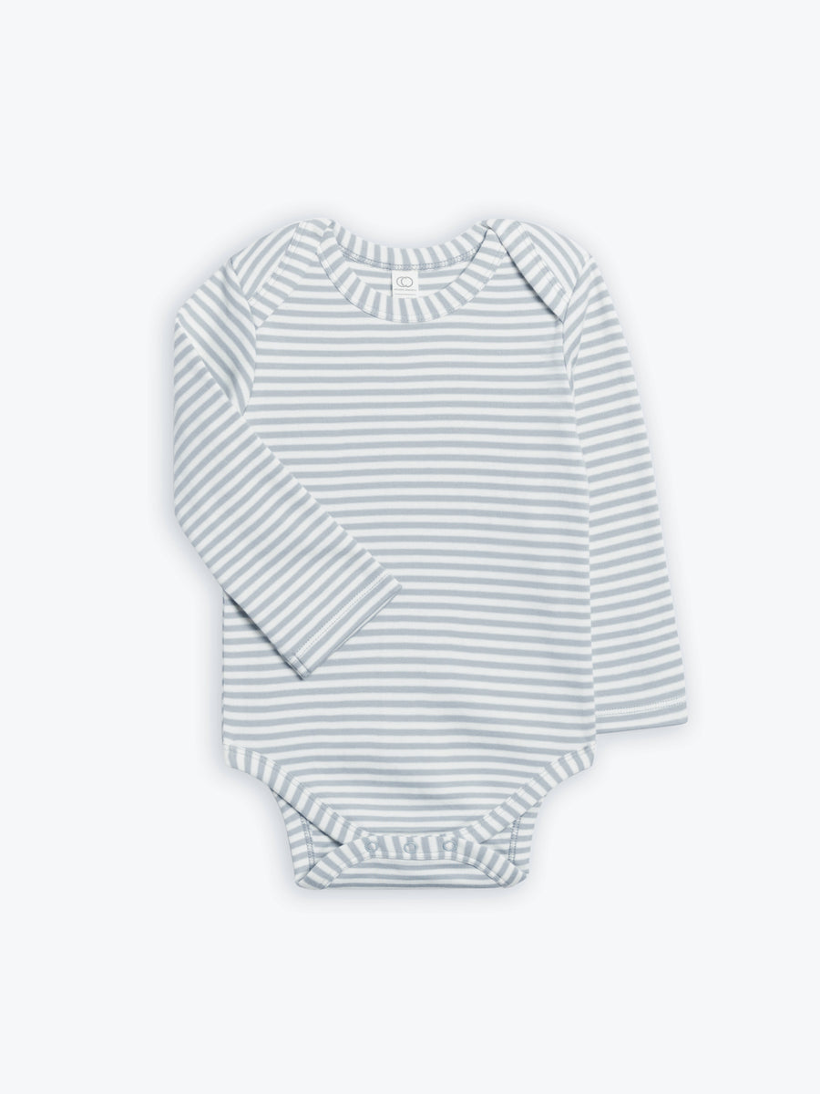 River Bodysuit Baby : One Pieces : Bodysuits : Long Sleeves Colored Organics Organic Cotton River Long Sleeve Bodysuit for Newborn and Baby - Girl & Boy 