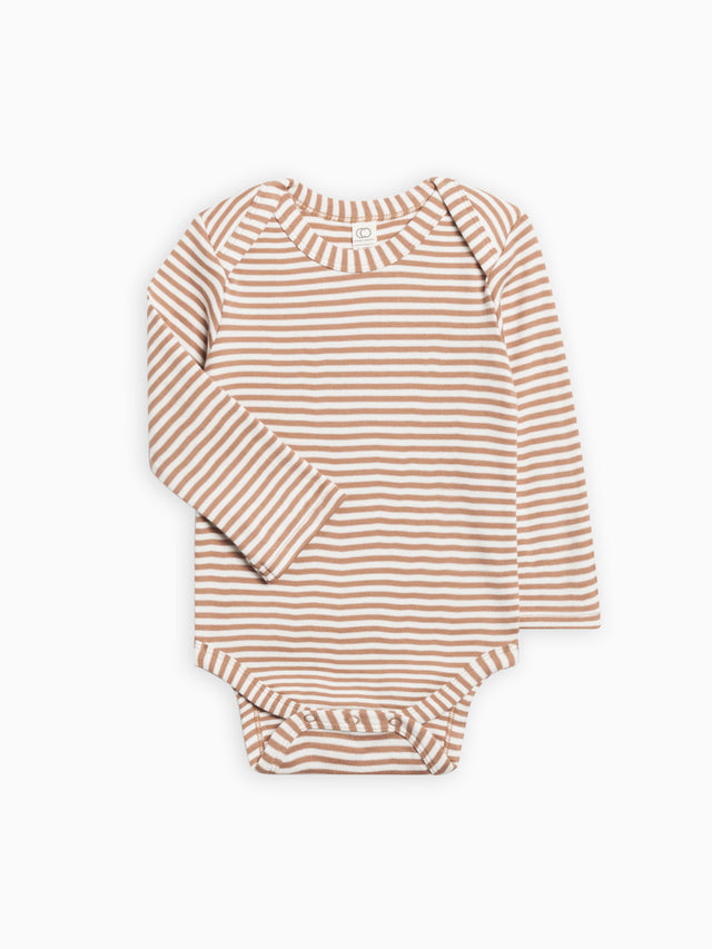 River Bodysuit Baby : One Pieces : Bodysuits : Long Sleeves Colored Organics Organic Cotton River Long Sleeve Bodysuit for Newborn and Baby - Girl & Boy 