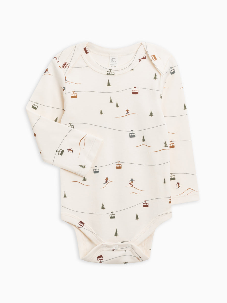 River Bodysuit Baby : One Pieces : Bodysuits : Long Sleeves Colored Organics Organic Cotton River Long Sleeve Bodysuit for Newborn and Baby - Girl & Boy 