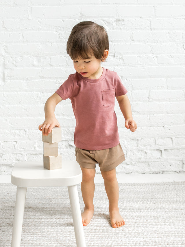 Everest Tee Baby-Kids : Tops : Tees : Short Sleeves Colored Organics Organic Cotton Baby & Kids Everest Tee