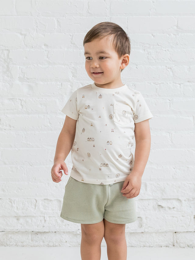 County Fairgrounds Collection Everest Tee Baby-Kids : Tops : Tees : Short Sleeves Colored Organics Organic Cotton Baby & Kids Everest Tee