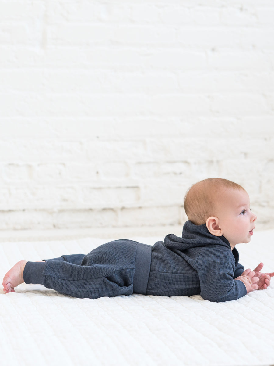 Nelson Waffle Knit Jogger Baby-Kids : Bottoms : Joggers Kendi Organic Cotton Baby and Kids Nelson Waffle Knit Jogger