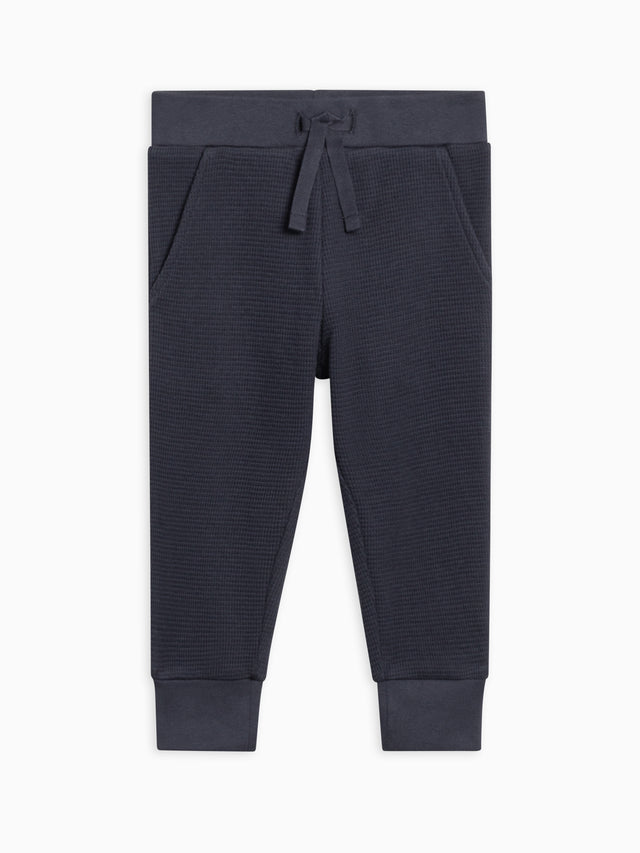 Nelson Waffle Knit Jogger Baby-Kids : Bottoms : Joggers Kendi Organic Cotton Baby and Kids Nelson Waffle Knit Jogger