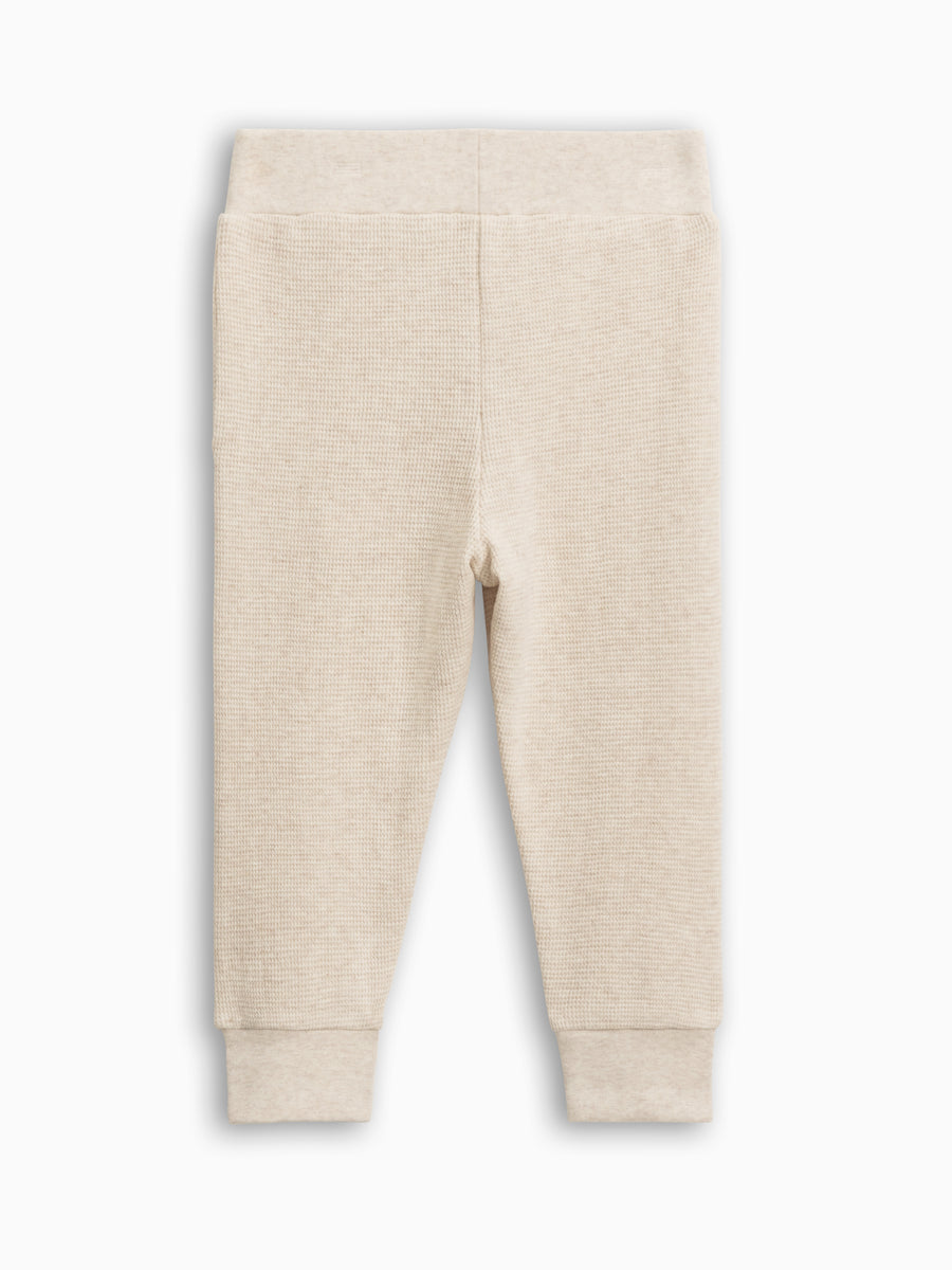 Nelson Waffle Knit Jogger Baby-Kids : Bottoms : Joggers Kendi Organic Cotton Baby and Kids Nelson Waffle Knit Jogger