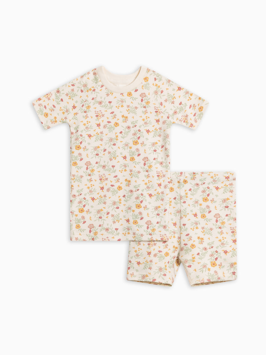 2-Piece Short Sleeve Jammie Set Baby : Kids : Jammies : Short Sleeves Colored Organics Organic Cotton Baby & Kids 2-Piece Short Sleeve Jammie Set