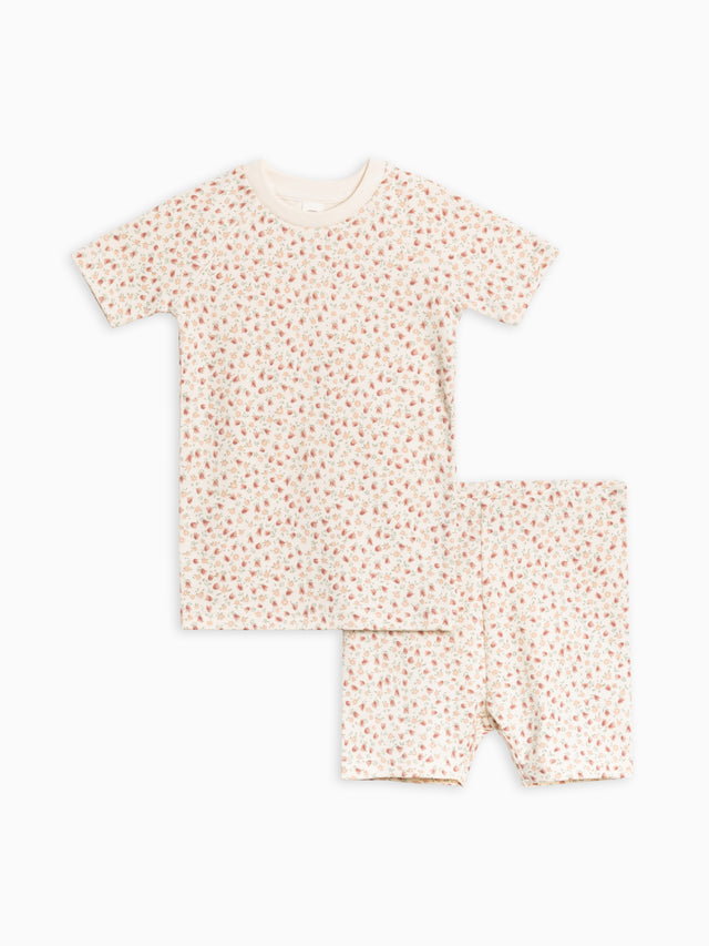 2-Piece Short Sleeve Jammie Set Baby : Kids : Jammies : Short Sleeves Colored Organics Organic Cotton Baby & Kids 2-Piece Short Sleeve Jammie Set