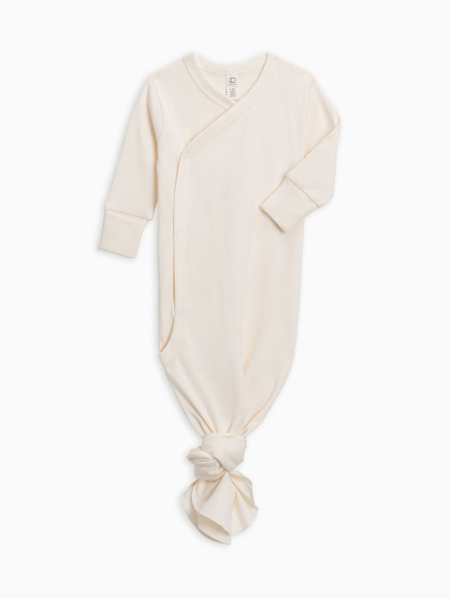 Indy Kimono Gown Baby : One Pieces : Gowns : Long Sleeves Colored Organics Organic Baby Indy Kimono Gown