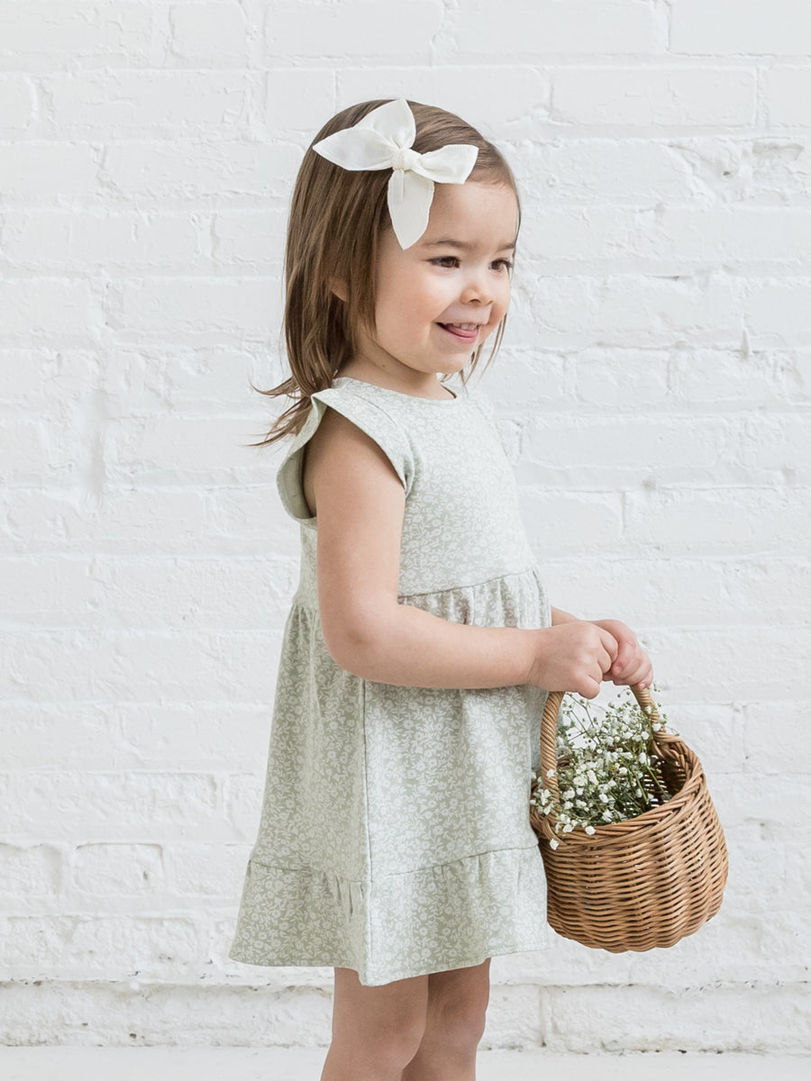 Tilly Tiered Dress Baby-Kids : Tops : Dresses : Short Sleeves Colored Organics Organic Cotton Baby & Kids Tilly Tiered Dress