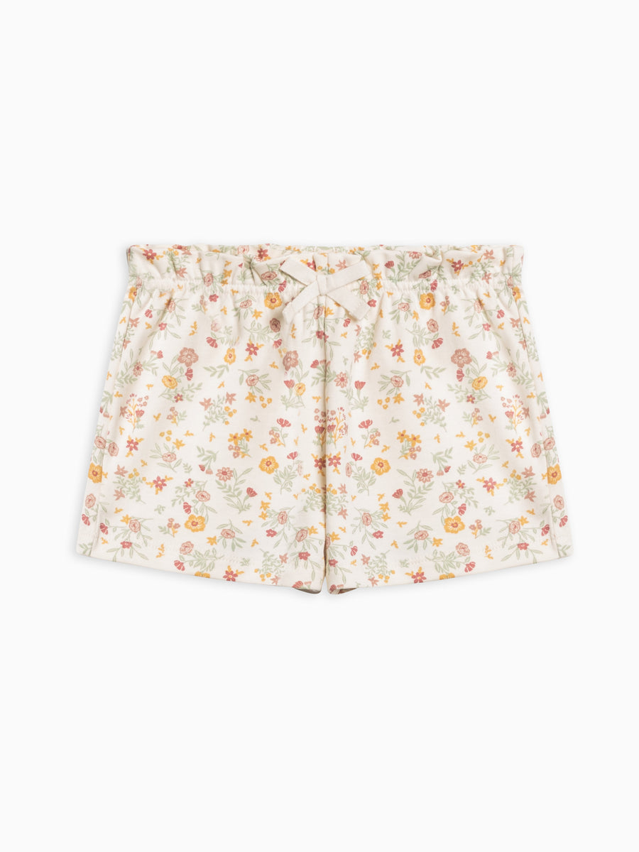 Fay Ruffle Waist Shorts Kids : Bottoms : Shorts Colored Organics Organic Cotton Kids Fay Ruffle Waist Shorts