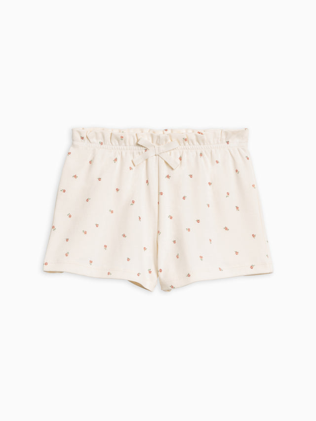 Fay Ruffle Waist Shorts Kids : Bottoms : Shorts Colored Organics Organic Cotton Kids Fay Ruffle Waist Shorts