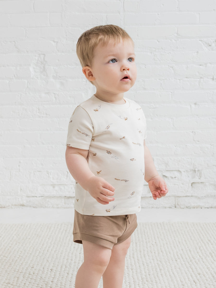 Short Sleeve Crew Baby-Kids : Tops : Tees : Short Sleeves Colored Organics Organic Cotton Baby & Kids Short Sleeve Crew