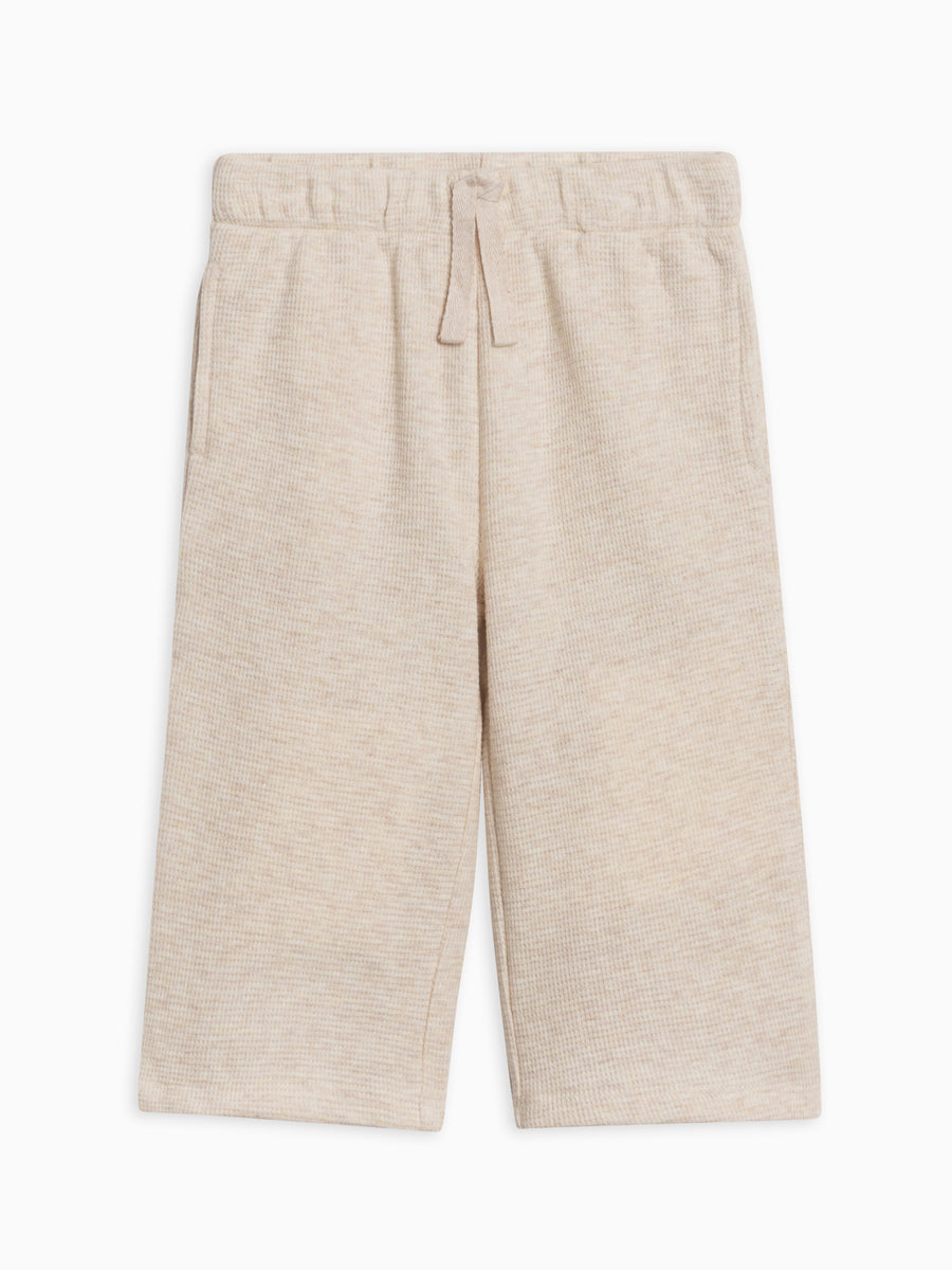 Clove Waffle Knit Straight Leg Pants Baby-Kids : Bottoms : Joggers Kendi Organic Cotton Baby and Kids Clove Waffle Knit Pants