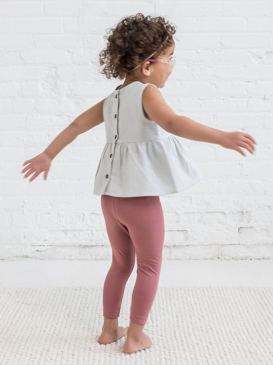 Grace Seersucker Peplum Top Baby-Kids : Tops : Tanks Kendi Organic Cotton Baby and Kids Grace Seersucker Peplum Top 