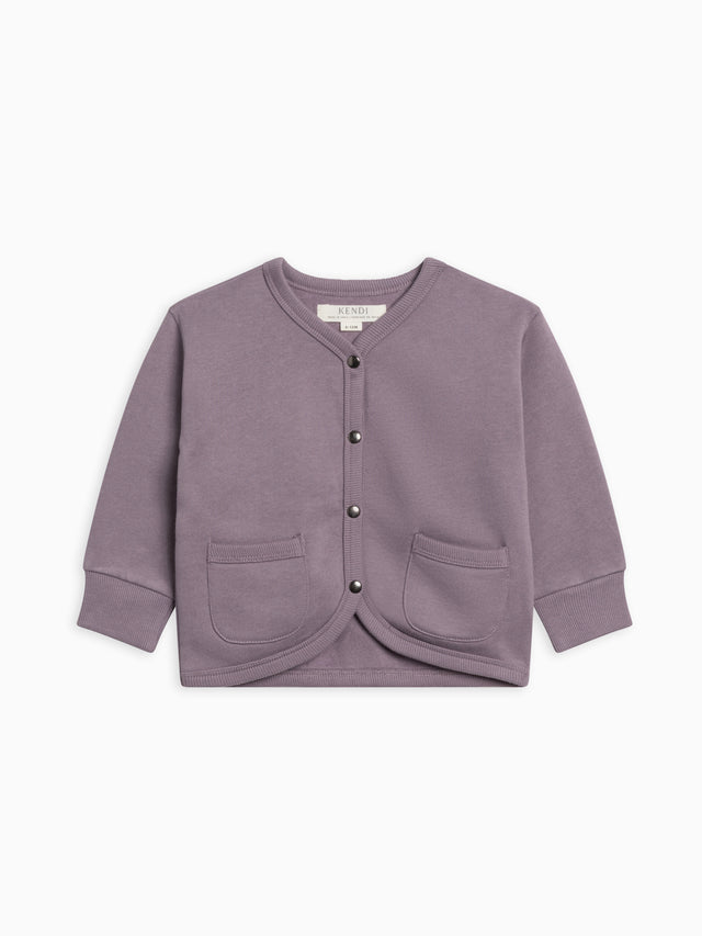 Blair Fleece Snap Front Cardigan