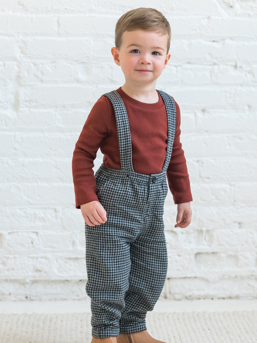 Hank Flannel Pants with Suspenders