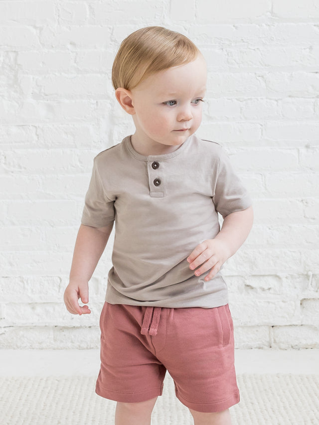 Cove French Terry Shorts Baby-Kids : Bottoms : Shorts Kendi Organic Cotton Baby and Kids Cove French Terry Shorts