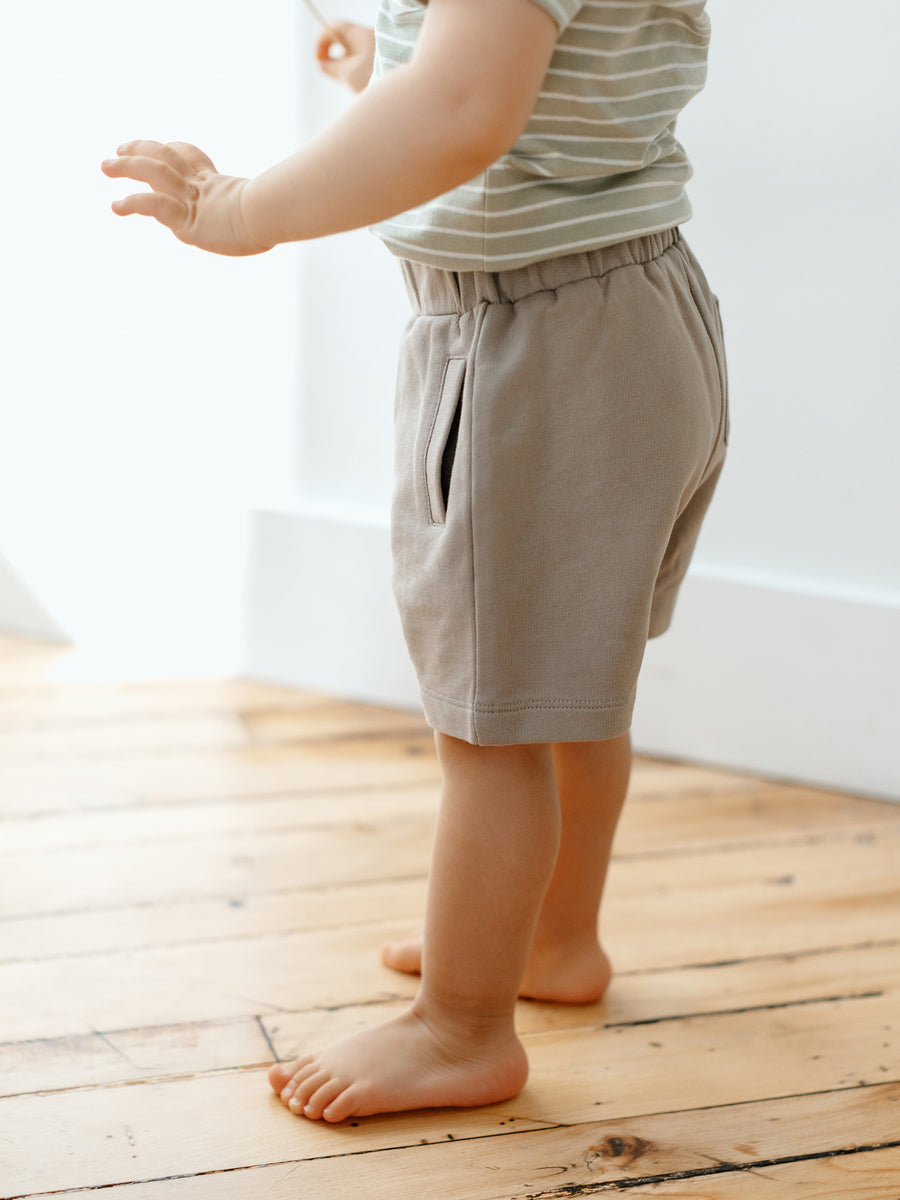 Cove French Terry Shorts Baby-Kids : Bottoms : Shorts Kendi Organic Cotton Baby and Kids Cove French Terry Shorts