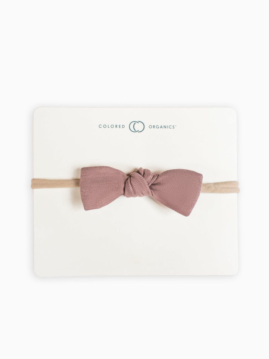 Cotton Dainty Bow Baby : Accessories: Headbands Colored Organics Organic Cotton Baby and Kids Cotton Dainty Bow 