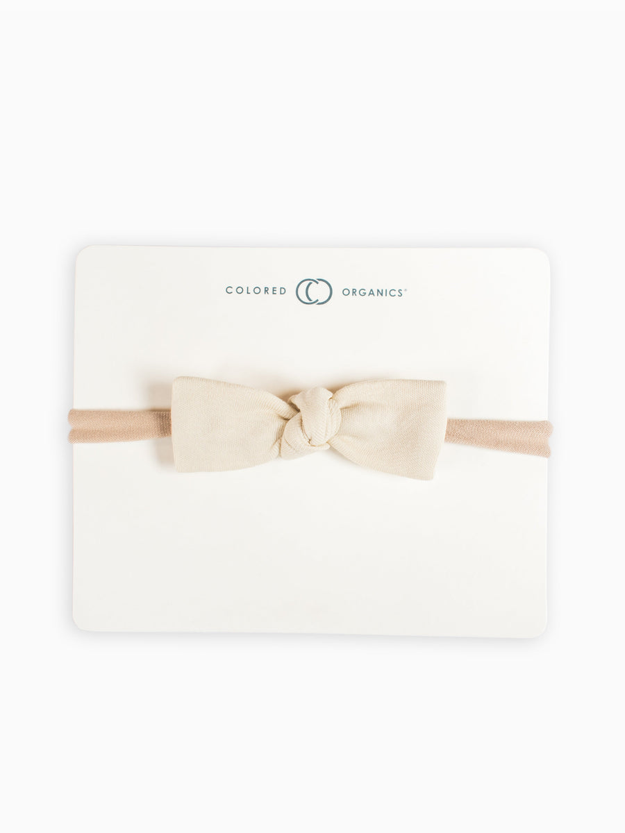 Cotton Dainty Bow Baby : Accessories: Headbands Colored Organics Organic Cotton Baby and Kids Cotton Dainty Bow 