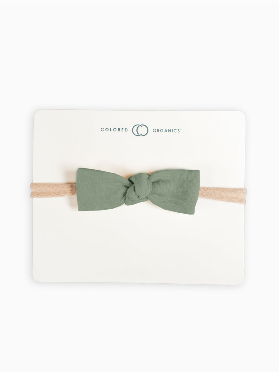 Cotton Dainty Bow Baby : Accessories : Bows : Headbands Colored Organics Organic Cotton Baby and Kids Cotton Dainty Bow 