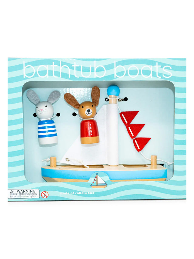 Boats & Buddies Bath Toy Baby-Kids : Gear : Nursery : Bath Jack Rabbit Creations Boats & Buddies Bath Toy