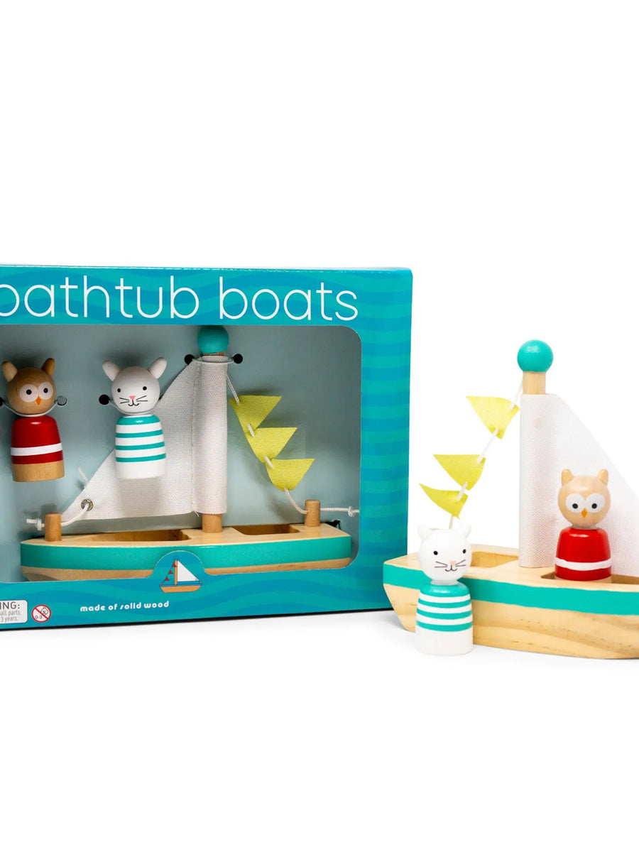 Boats & Buddies Bath Toy Baby-Kids : Gear : Nursery : Bath Jack Rabbit Creations Boats & Buddies Bath Toy