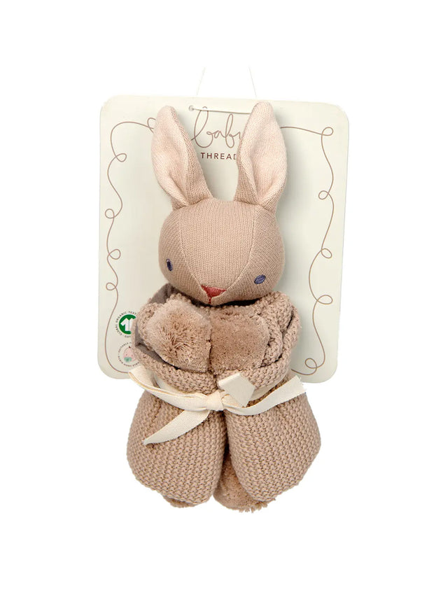 Bunny Lovey Baby Comforter Baby : Toys : Plush-Crinkle Threadbear Design Bunny Lovey Baby Comforter