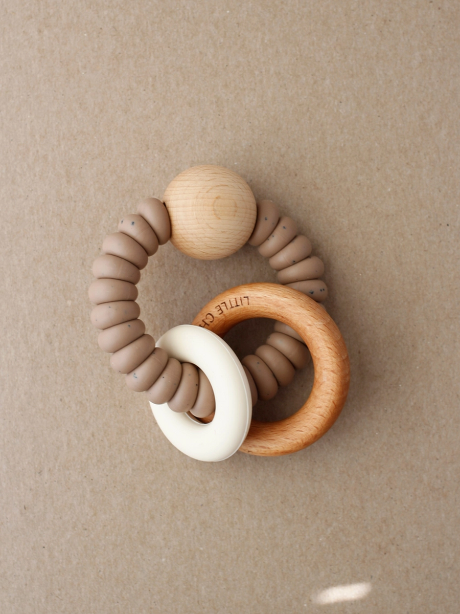 Dany Rattle Teether Baby : Toys : Teethers : Wooden Little Chew Dany Rattle Teether