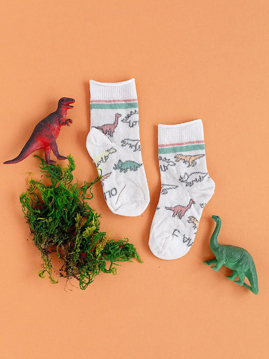 Dinosaur Sock Baby-Kids : Accessories : Socks Shop Olivia J Dinosaur Sock