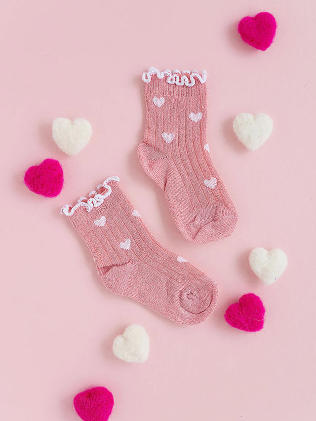 Heart Socks Baby-Kids : Accessories : Socks Shop Olivia J Heart Socks