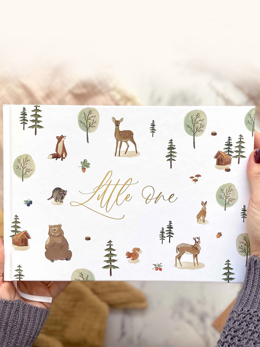 Little One Baby Book Baby : Parent : Nursery : Journals Blush and Gold 