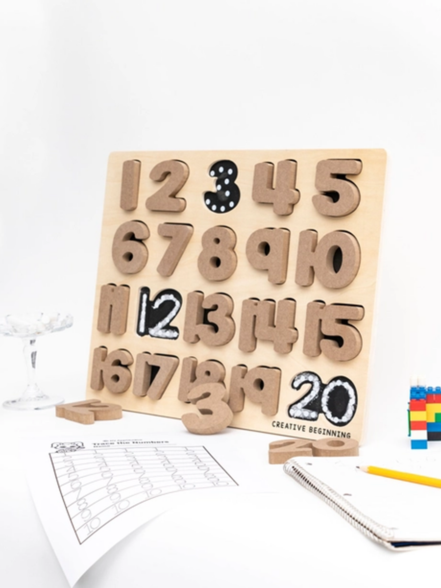 Number Chalkboard Puzzle