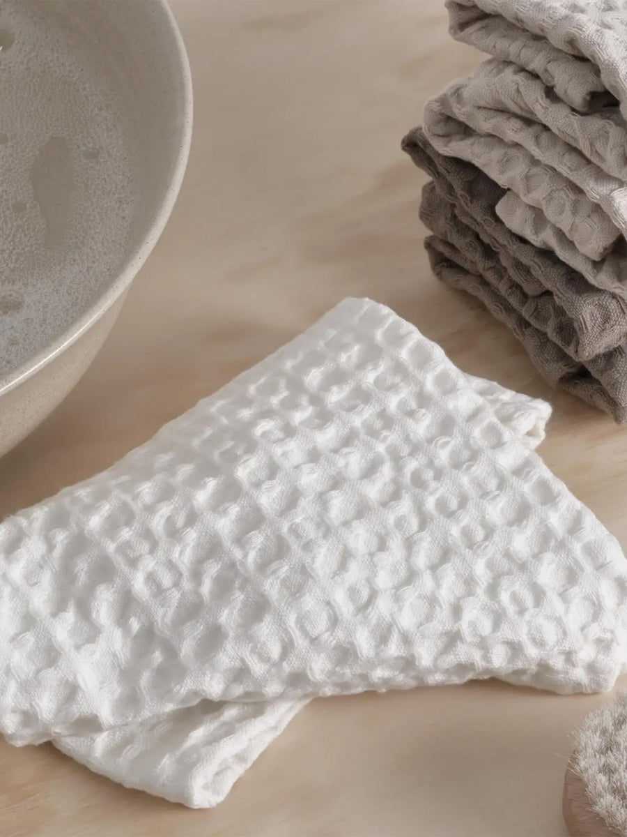 Organic Cotton Big Waffle Washcloth 3-Pack Baby : Parent : Nursery : Bath The Organic Company 