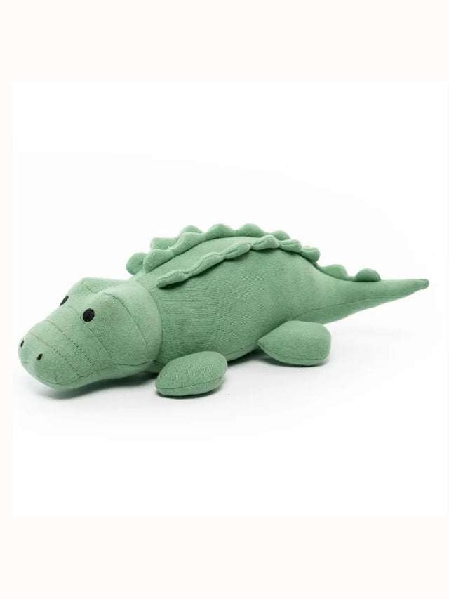 Organic Cotton Large Crocodile Plush Toy Baby-Kids : Toys : Plush + Crinkle Best Years Ltd 