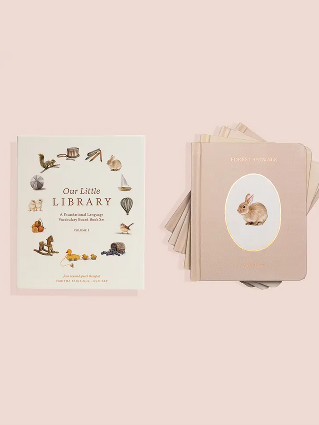 Our Little Library Baby-Kids : Nursery : Books : Learning Paige Tate & Co. Our Little Library